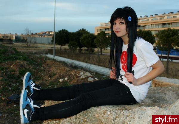 EMO Alternatywne Średnie Fryzury