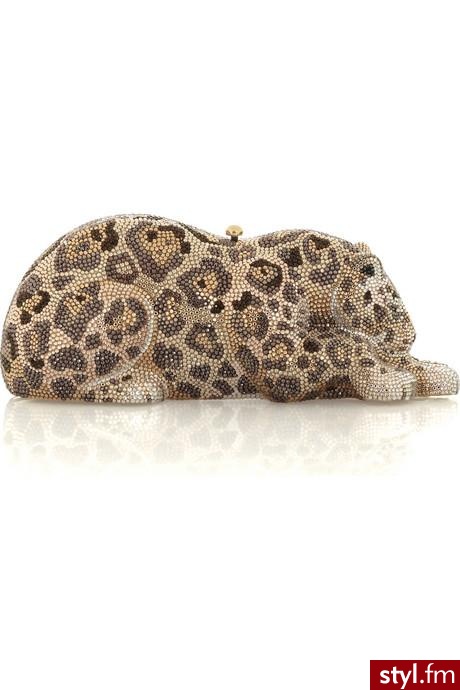 Torebeczka z jaguarem od Judith Leiber. Cena: $5,495 - Pozostałe Torebki Moda