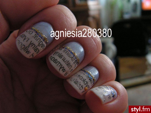 Autor: agniesia280380 gazetka w poziomie... Autor: <b>agniesia280380</b><br /> - Paznokcie