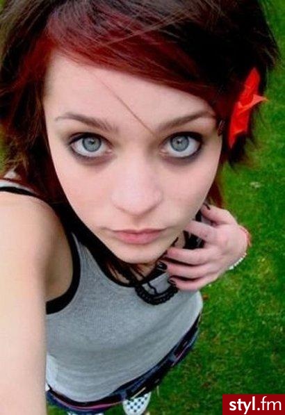 EMO Alternatywne Średnie Fryzury