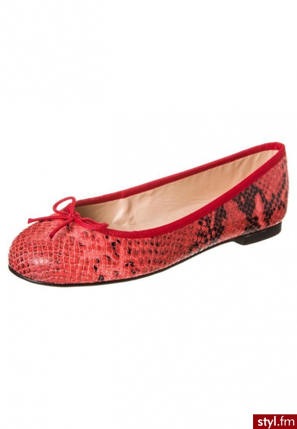 Fun&Basics Baleriny czerwony (0902232120) - Balerinki Buty Moda