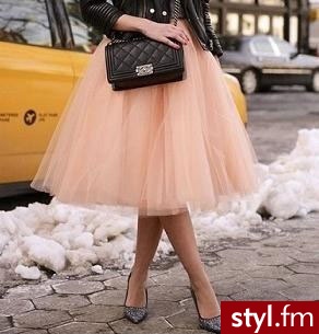 Średnie Spódnice Moda