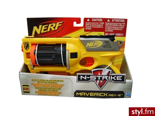 Hasbro Nerf Wyrzutnia Maverick Rev-6 28418 - Dziecko
