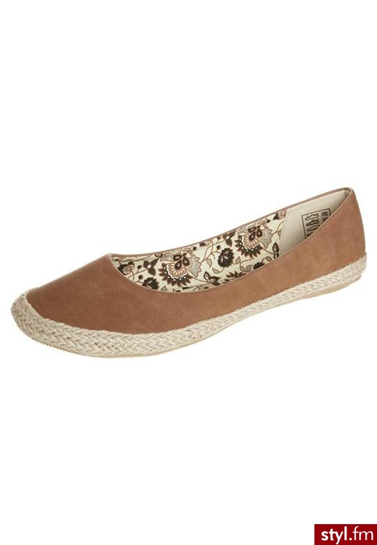 Anna Field Baleriny brązowy 03T1208B - Balerinki Buty Moda