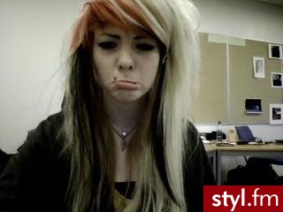 EMO Alternatywne Średnie Fryzury