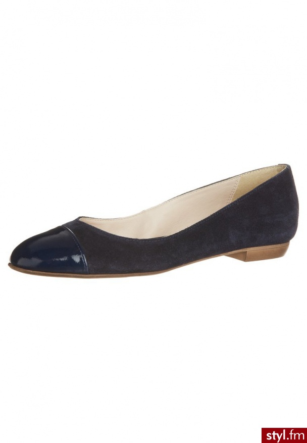 Pier One Baleriny niebieski - Balerinki Buty Moda