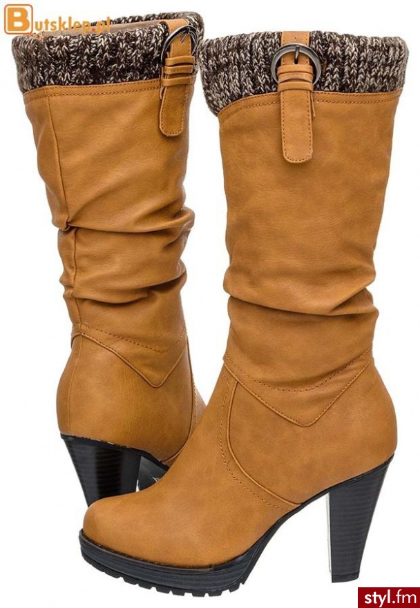 Expander kozaki (7K0213) - Kozaki Buty Moda