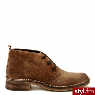 Venezia PÓŁBUTY SZNUROWANE 8014 CAM SAX - Półbuty Buty Moda