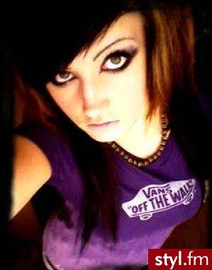 EMO Alternatywne Średnie Fryzury