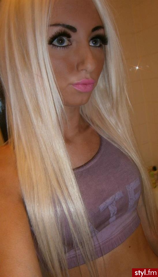 Blond Rozpuszczone Proste Na co dzień Długie Fryzury