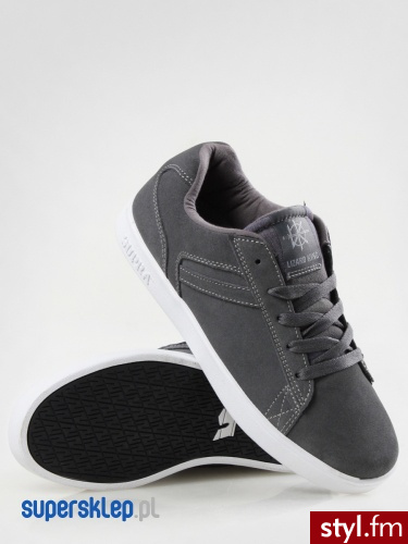 Supra BUTY BULLET (GRY SUEDE/GRY CANVAS GREY) S21039 44 Odcienie szarości i srebra Skate - Pozostałe Buty Moda