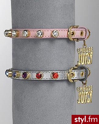 Bronsoletki wysadzane błyszczącymi kamyczkami - Juicy Couture - 65$ za jedną. - Pozostałe Dodatki Moda