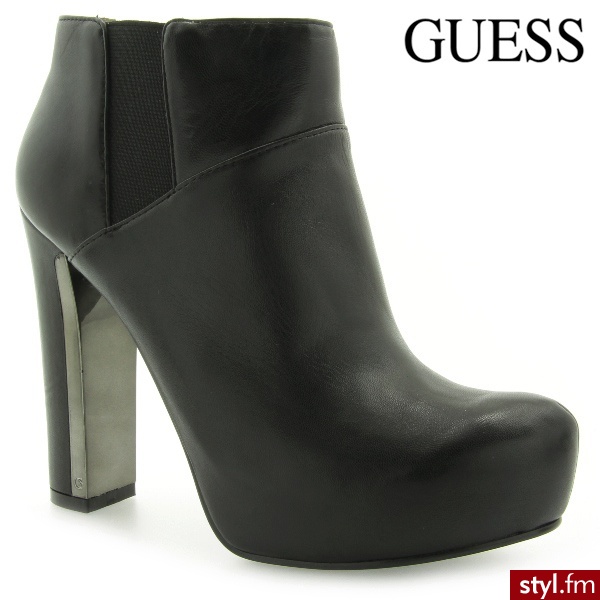 Guess CORELINE SHOOTIE ANKLE BOOT BLACK - Botki Buty Moda