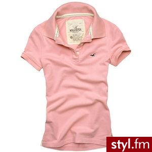 Śliczne,różowe polo od abercrombie. - Pozostałe Ciuchy Moda