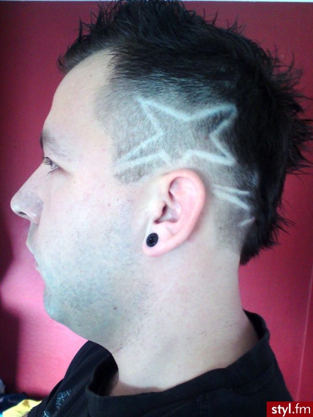 kolec star - Punk Rock Alternatywne Krótkie Fryzury