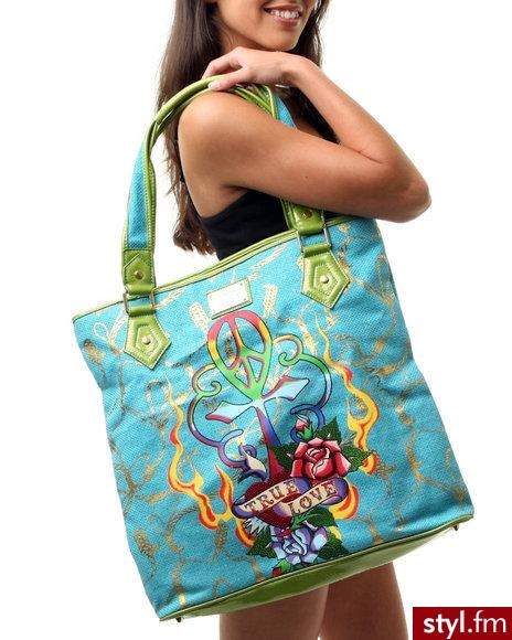 Wielka torba od Ed Hardy zmieści wszystko - 150$ - Pozostałe Torebki Moda