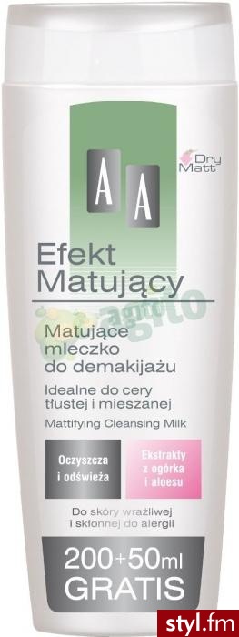 AA Efekt Matujący Mleczko do demakijażu 250 ml - Emu Buty Moda