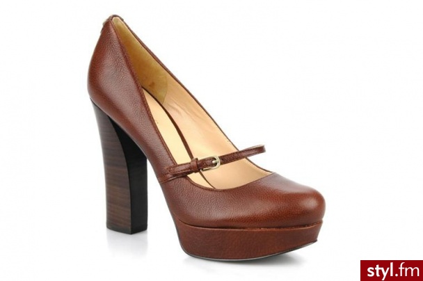 Guess CZÓŁENKA ARTIE BY GUESS (Brązowy) - Czółenka Buty Moda