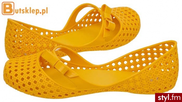 Mel by Melissa Buty Nectarine Yellow (32081/01638) - Balerinki Buty Moda