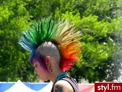 Punk Rock Alternatywne Średnie Fryzury