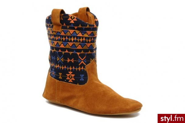 Anniel PÓŁBUTY I BOTKI NAVAJA BY ANNIEL (Brązowy) - Botki Buty Moda