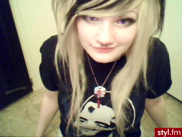 EMO Alternatywne Średnie Fryzury