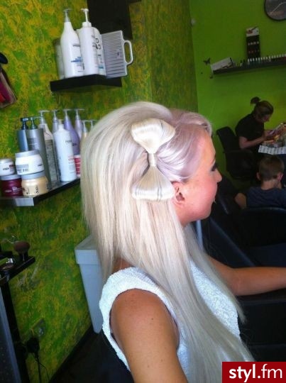 Blond Rozpuszczone Proste Na co dzień Długie Fryzury