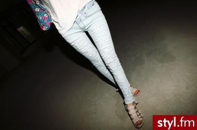 Jeansy Spodnie Moda
