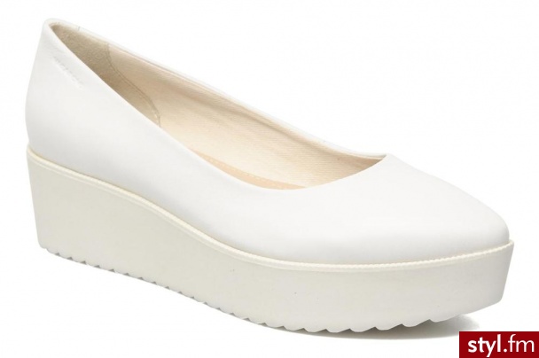 Vagabond Czółenka FLAX 3530-301 by (Biały) - Czółenka Buty Moda
