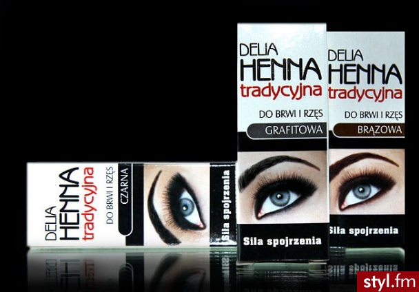 Delia henna tradycyjna do brwi i rzęs - Dzienne Makijaże