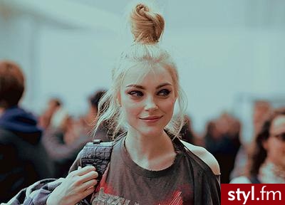 Blond Kok Proste Na co dzień Średnie Fryzury