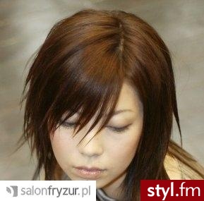 EMO Alternatywne Średnie Fryzury