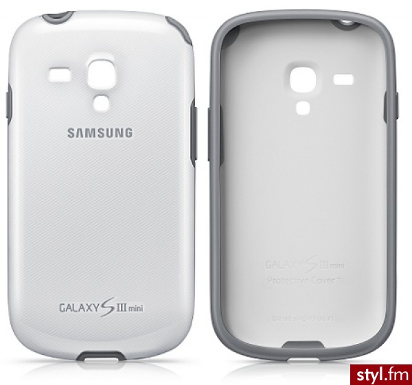SAMSUNG etui do Galaxy SIII Mini I8190 biały (EFC-1M7BWEGSTD) - Portfele i etui Dodatki Moda