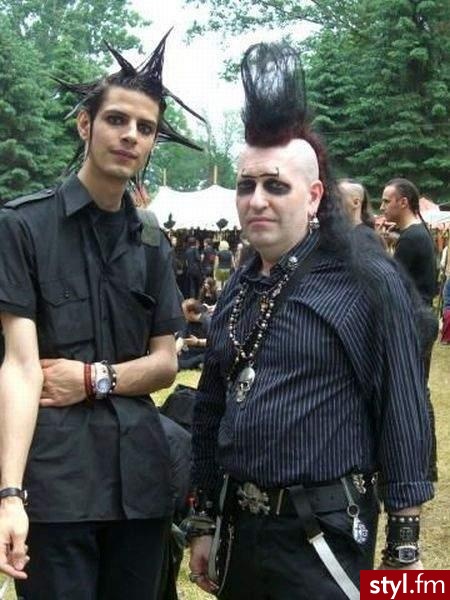 Punk Rock Alternatywne Średnie Fryzury
