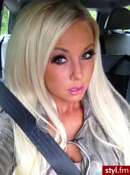 Blond Rozpuszczone Proste z grzywką Na co dzień Długie Fryzury