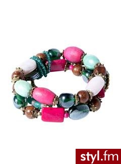 5-strand bracelet - Multicoloured - Promod. Pobrano ze strony: http://www.promod.co.uk/jewellery/bracelets/_5-strand-bracelet-multicoloured-R1290146500.html - Pozostałe Dodatki Moda