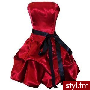 ognista czerwona sukienka.:D jej cena wynosi $109.99 - Pozostałe Ciuchy Moda