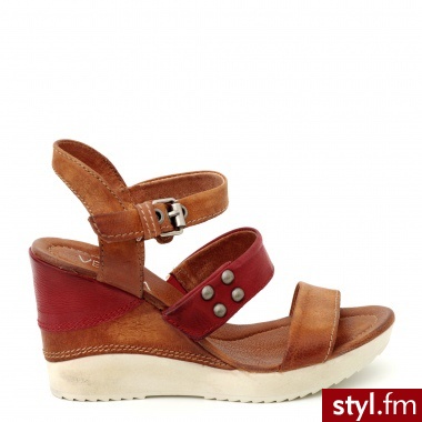 Venezia SANDAŁY NA KOTURNIE 859005 CUOMA - Koturny Buty Moda