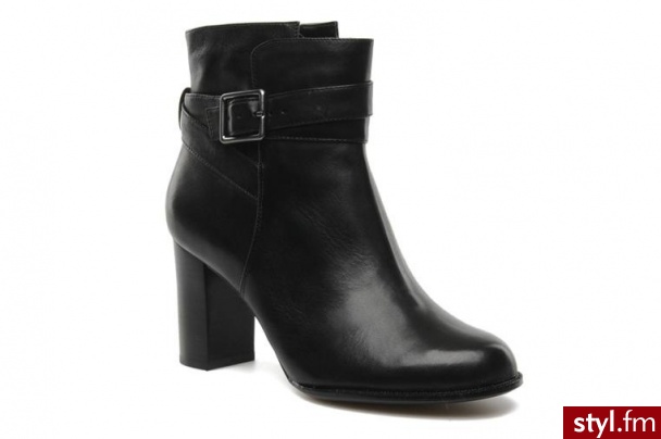 Clarks PÓŁBUTY I BOTKI LOTTA BECCLES BY CLARKS (Czarny) - Botki Buty Moda