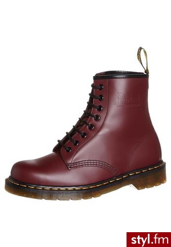 Dr. Martens 1460 8 EYE 59 LAST Botki sznurowane czerwony (10072) - Botki Buty Moda