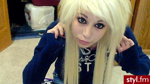 EMO Alternatywne Średnie Fryzury