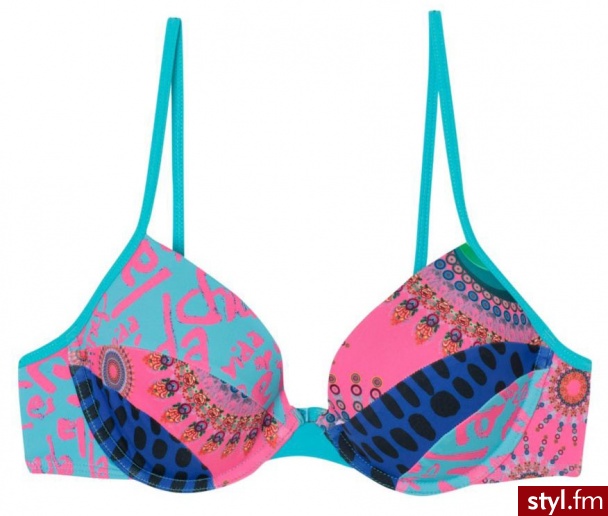 Desigual PUSH-UP AzUL KLEIN - Na plażę Bielizna Moda
