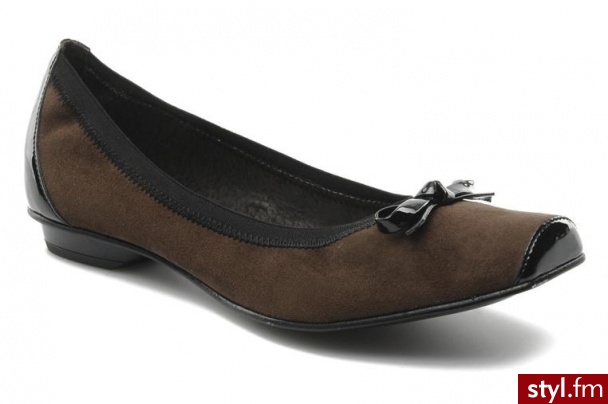 JB MARTIN BALERINKI YETI BY JB MARTIN (Brązowy) - Balerinki Buty Moda