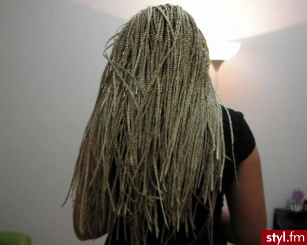 Blond Warkocze Proste Na co dzień Długie Fryzury