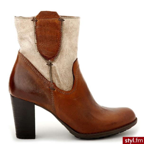 Venezia BOTKI 111214 MAL-BR - Botki Buty Moda