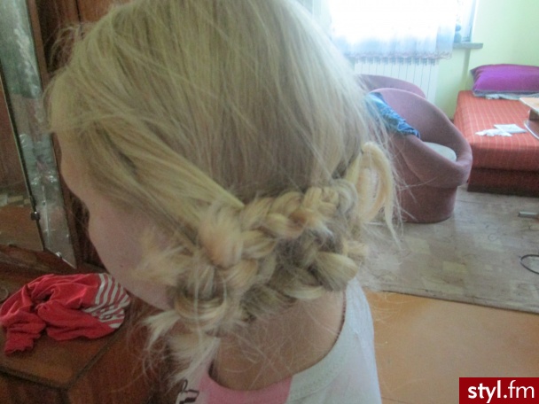 Blond Upięcie Proste Na co dzień Średnie Fryzury
