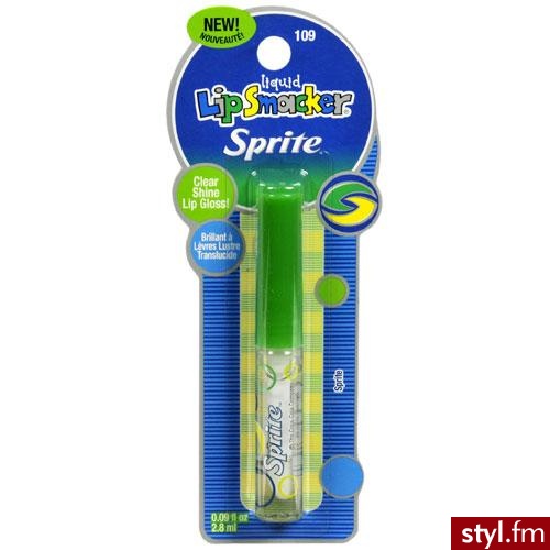 Błyszczyk firmy Lip Smacker o smaku orzeźwiającego napoju Sprite. - Misz-masz