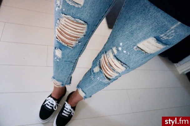 Jeansy Spodnie Moda