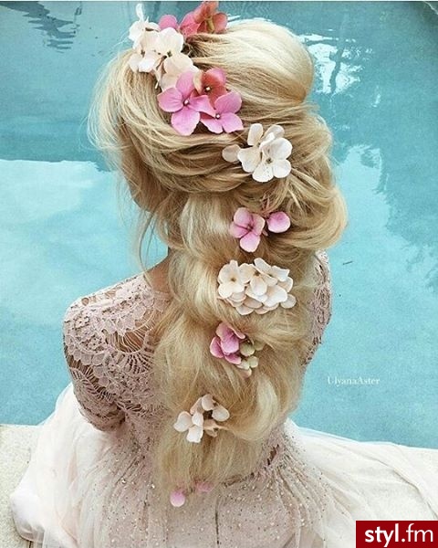 Blond Warkocze Kręcone Na co dzień Długie Fryzury