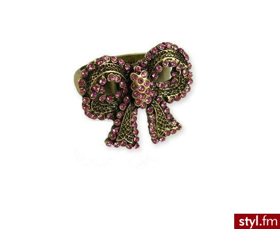 Pierścionek kokardka od Betsey Johnson - 38$ - Pozostałe Dodatki Moda